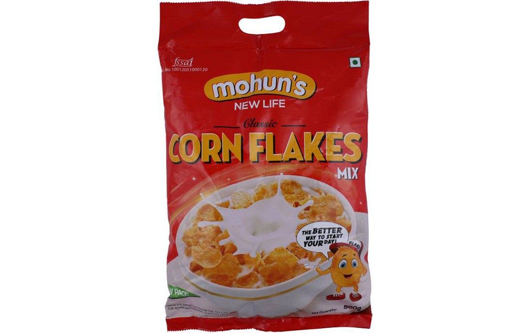 Mohun's Classic Corn Flakes Mix   Pack  500 grams